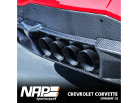 NAP Sportauspuff Chevrolet Corvette C8 Stingray (EU) Exhaust system + Diffuser NAP Sportauspuff Chevrolet Corvette C8 Stingray (EU) Exhaust system + Diffuser